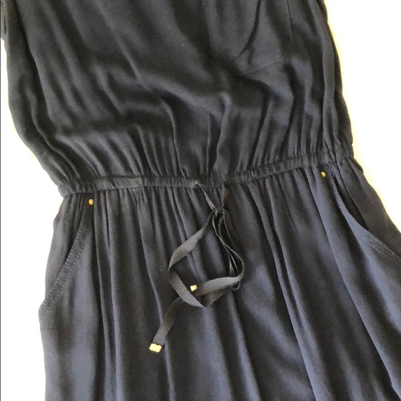 Navy and gold dress - Picture 4 of 6